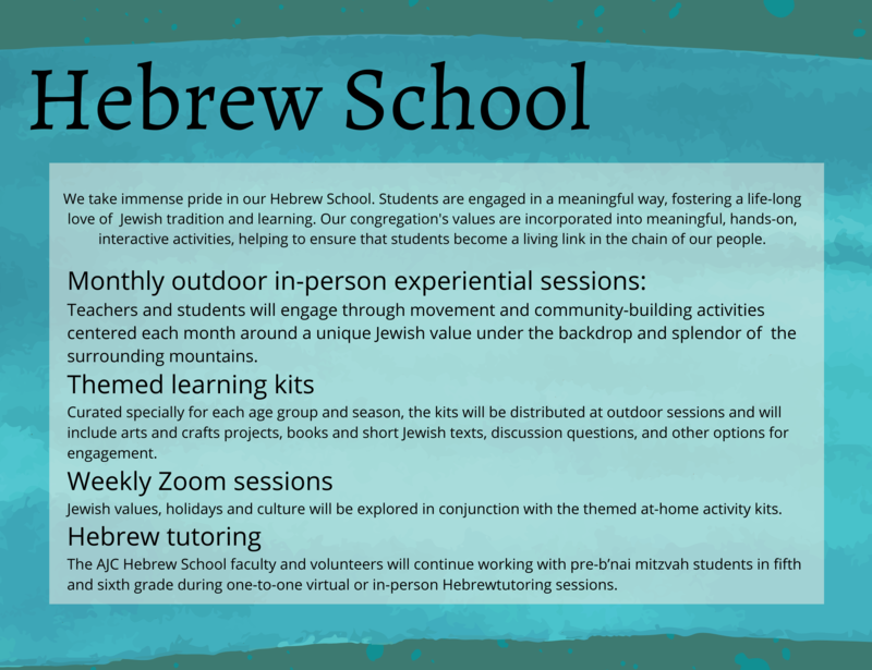 Banner Image for Aspen Hebrew School In-Person